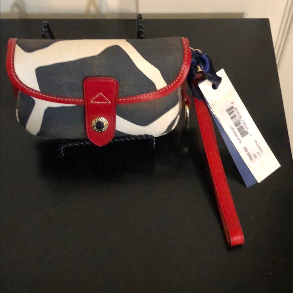 Dooney & Bourke flap wristlet.
